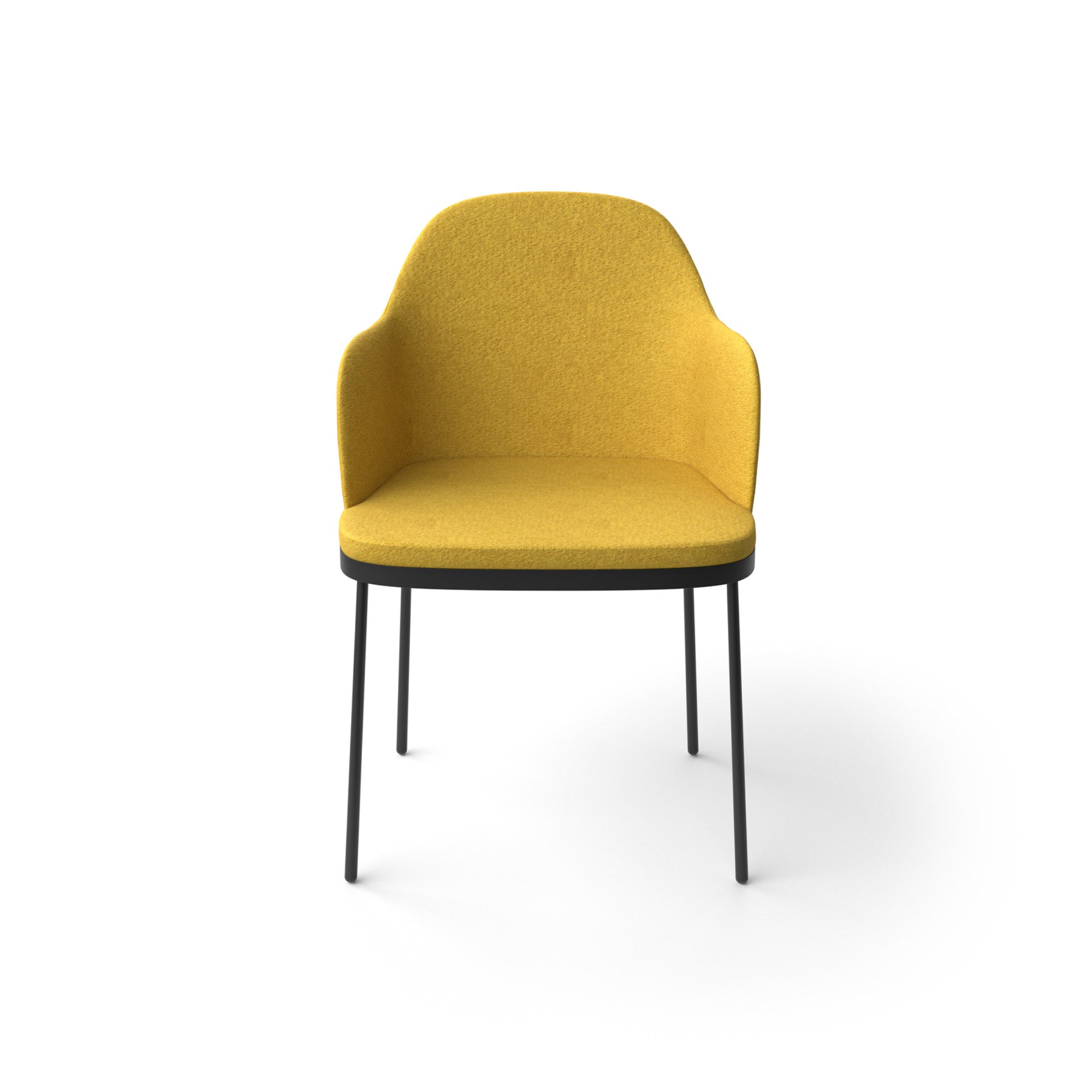 Precious 0FV Dining Chair - Fabric W (A6853 - Spring Mustard)-2