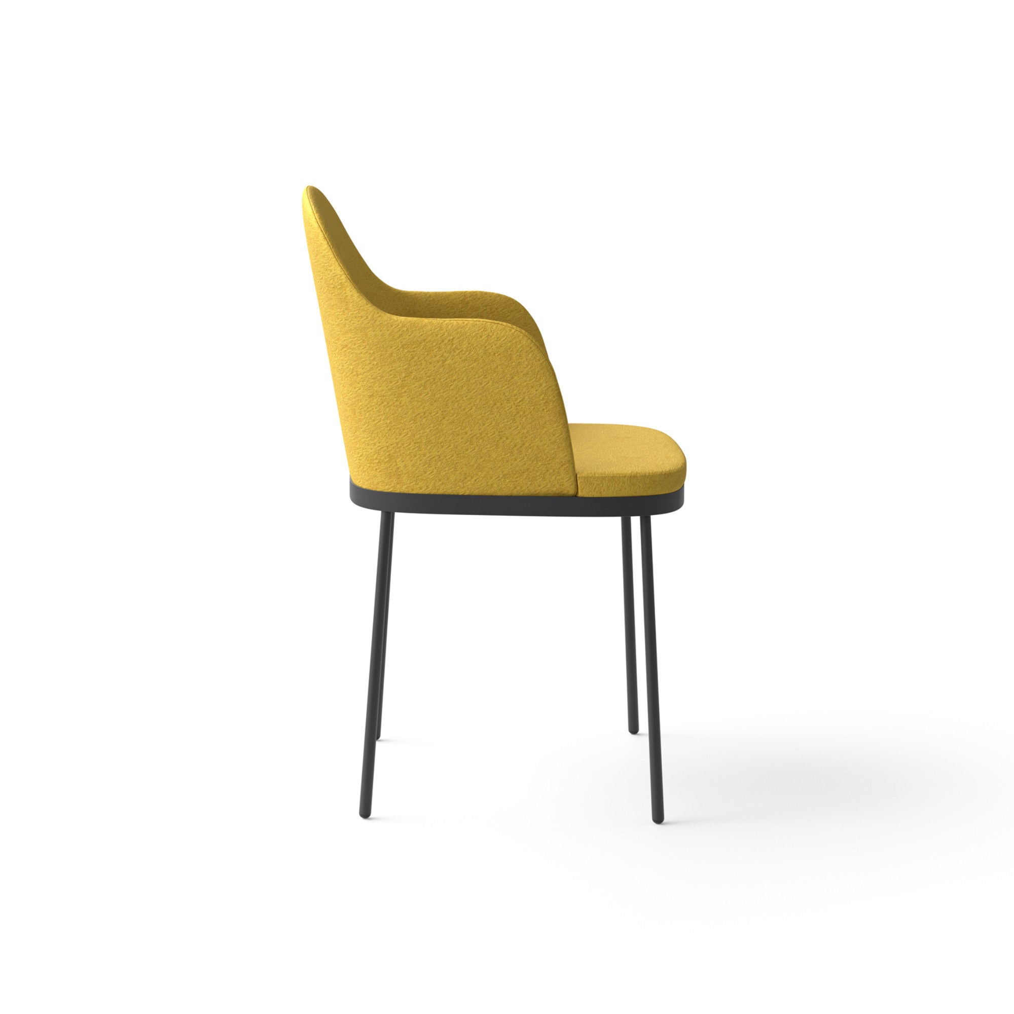 Precious 0FV Dining Chair - Fabric W (A6853 - Spring Mustard)-3