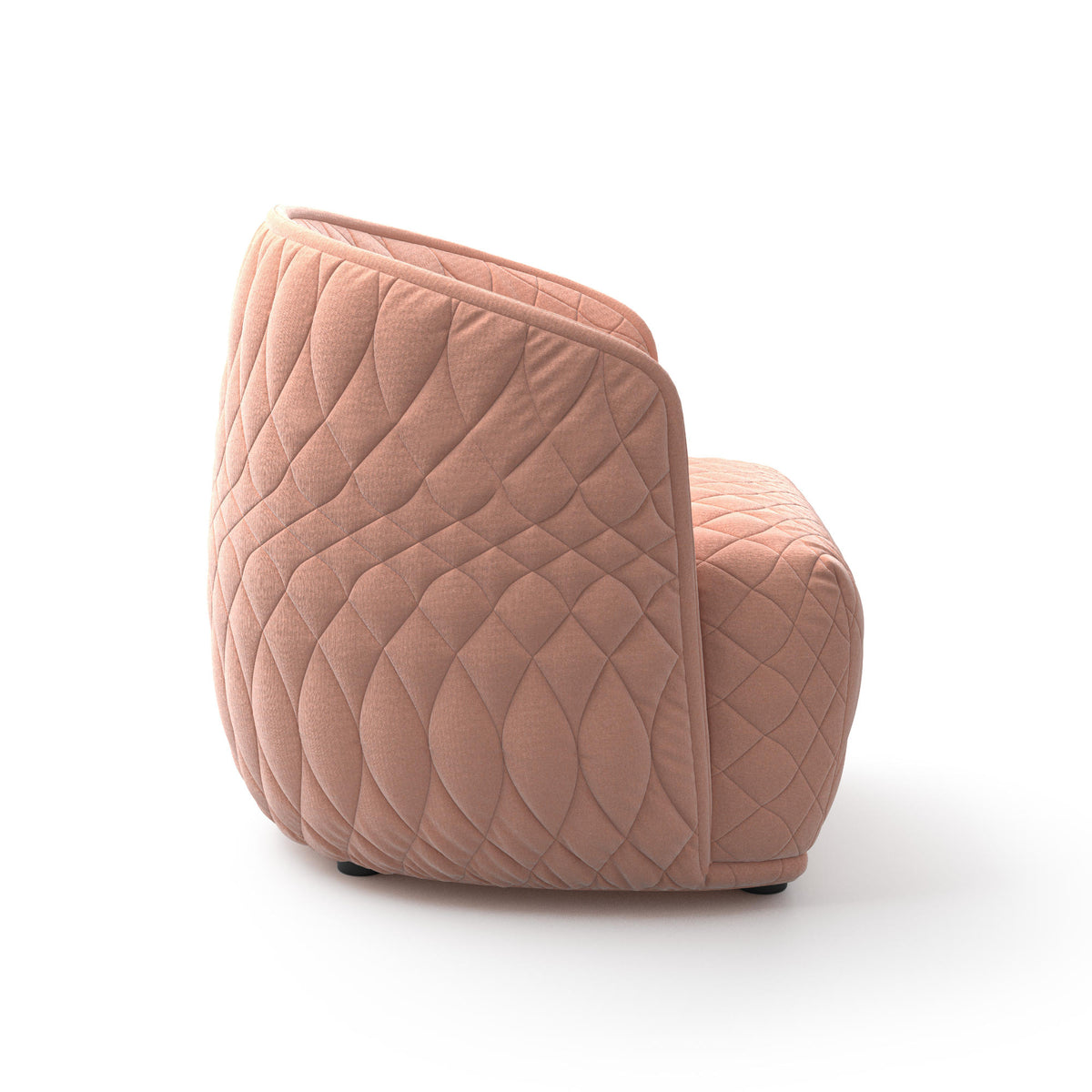 Redondo Small Armchair - Fabric S (A5938 Pink)-3