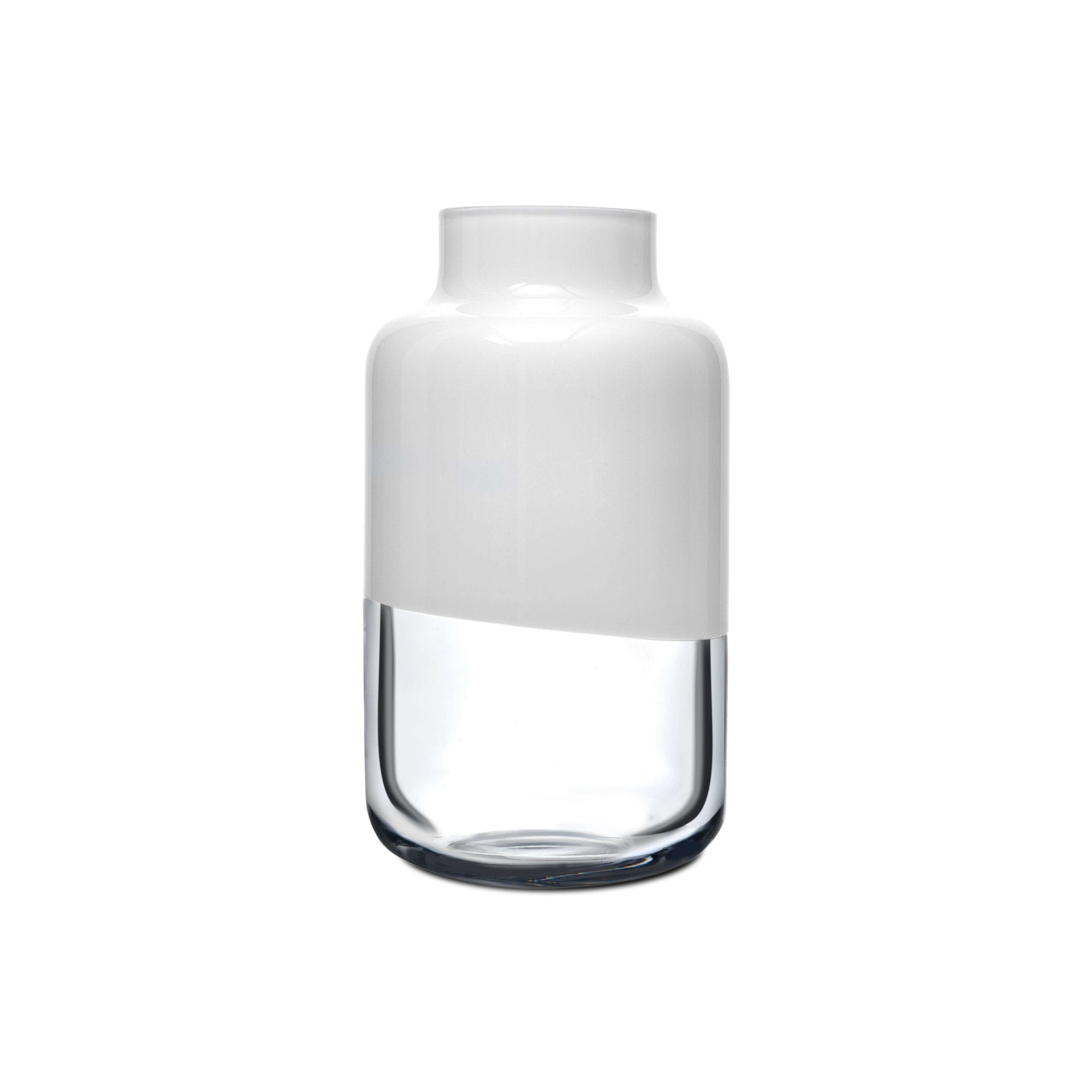 Magnolia Vase - Small/White/Clear