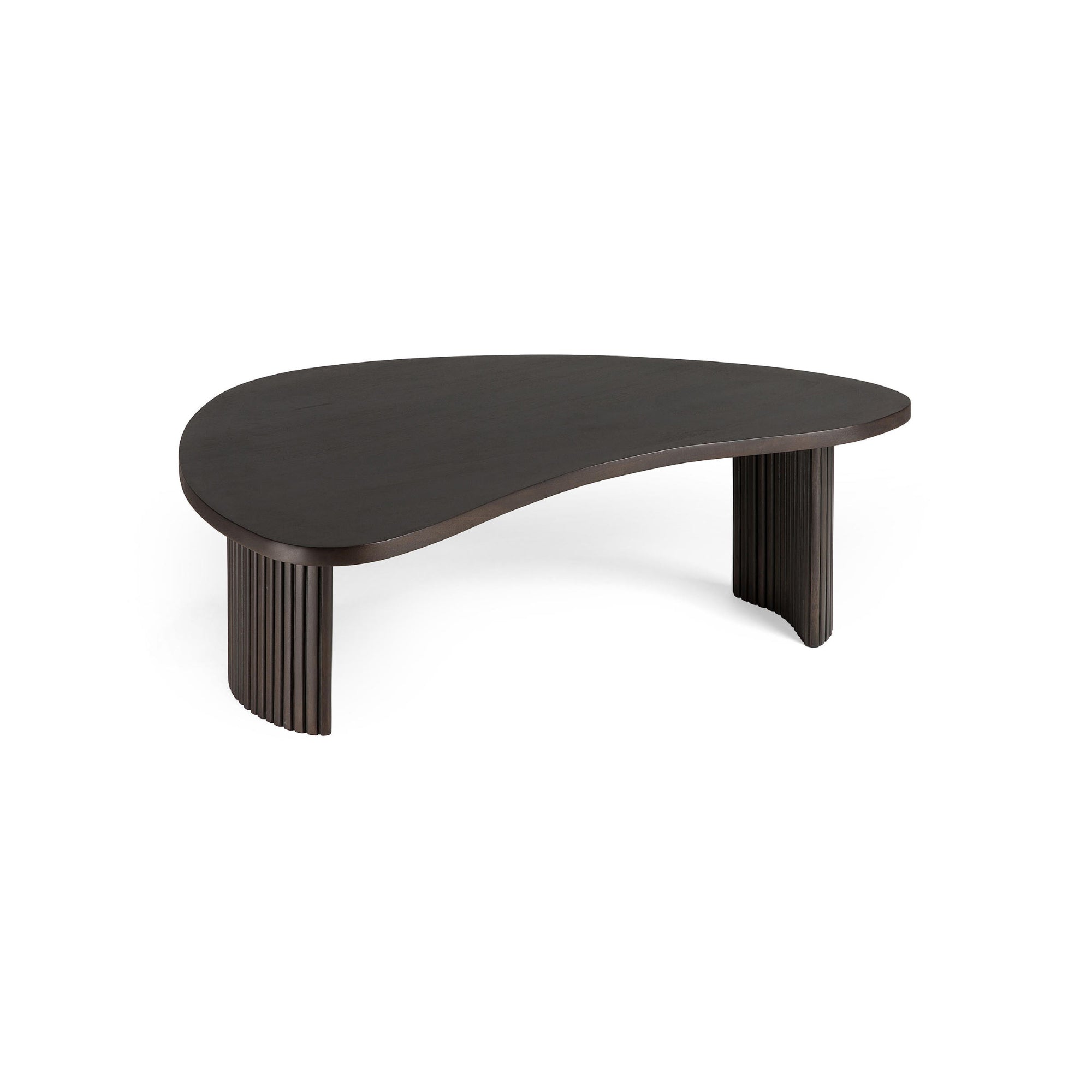 Boomerang 35008 Coffee Table - Varnished Mahogany Dark Brown-1