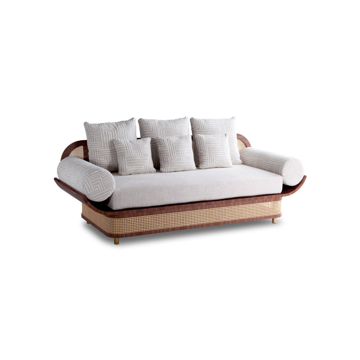 أريكة Majestic 200 - قماش (فضي)-1
