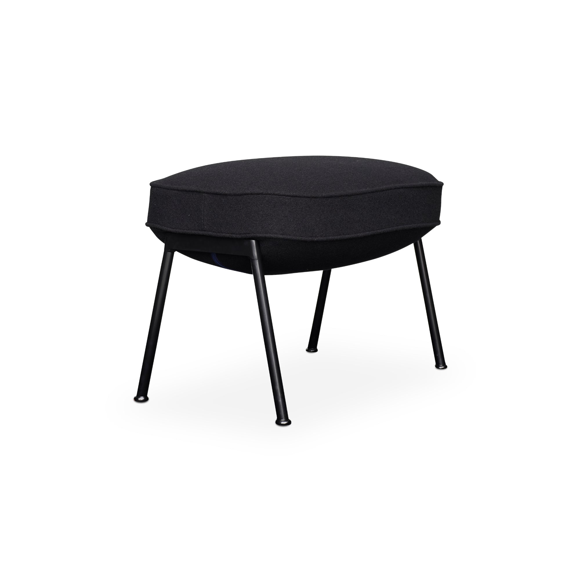 Mame Ottoman - Fabric F (Tonus Black 128)