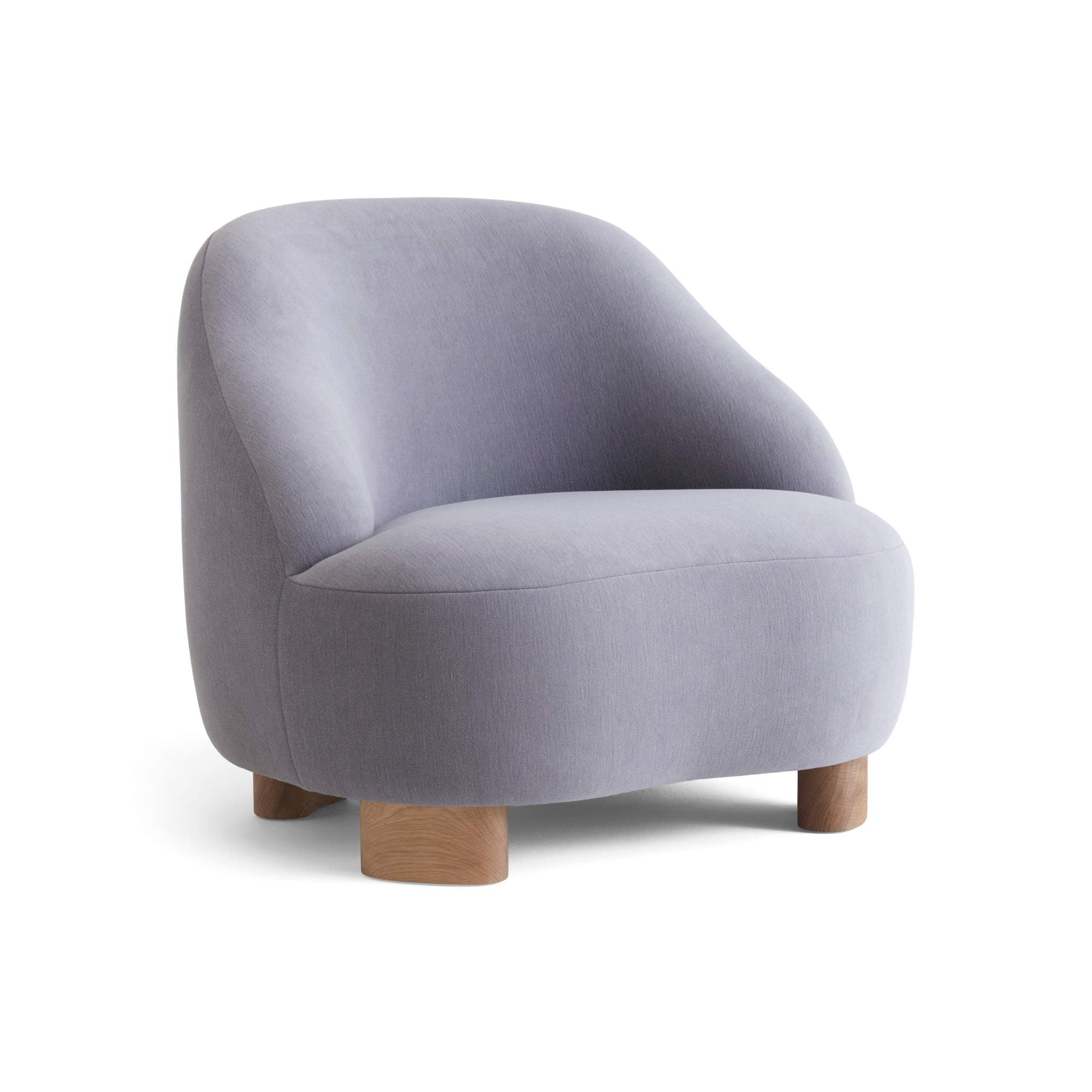 Margas LC1 Armchair - Oak/Fabric 5 (Gentle 133)