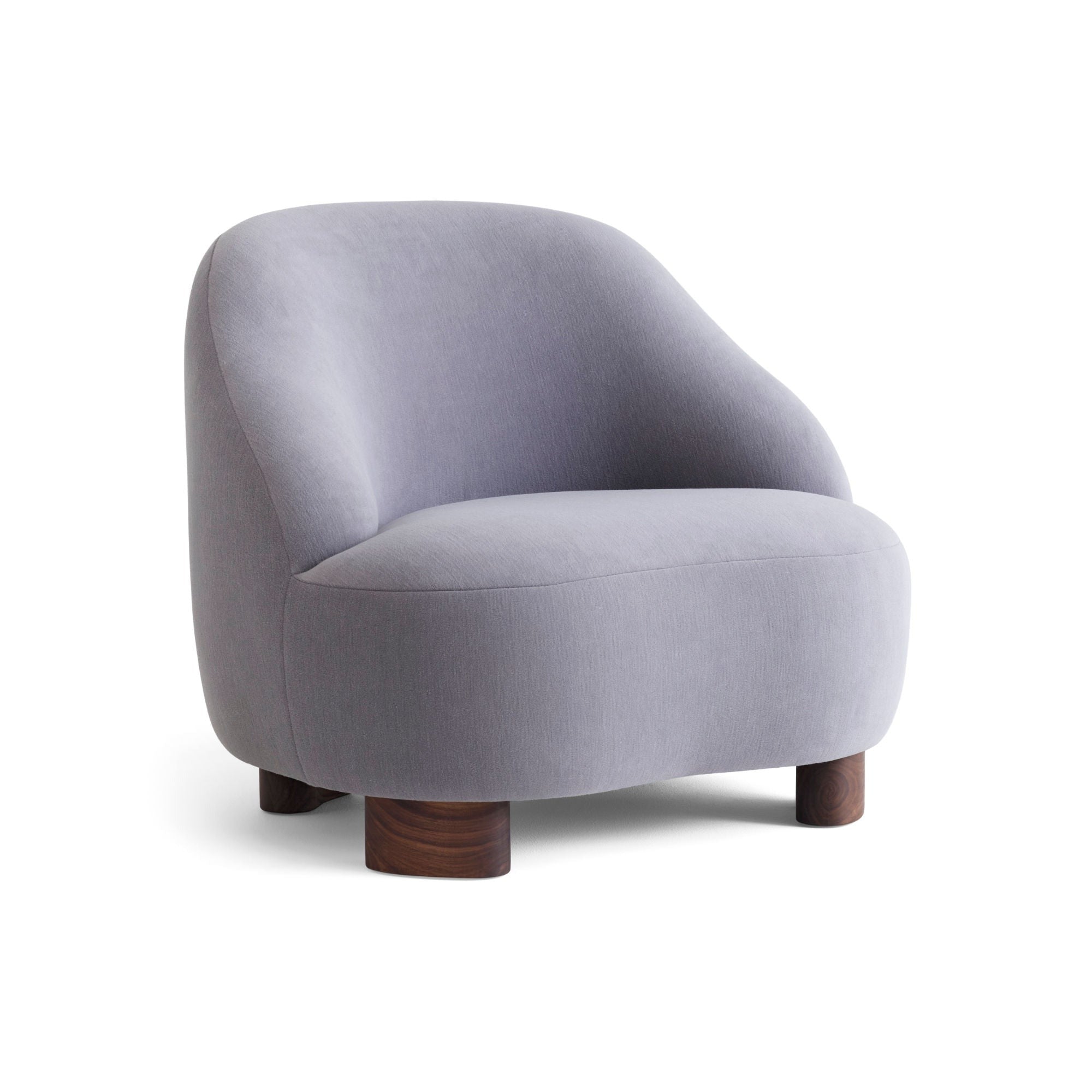 Margas LC1 Armchair - Walnut/Fabric 5 (Gentle 133)