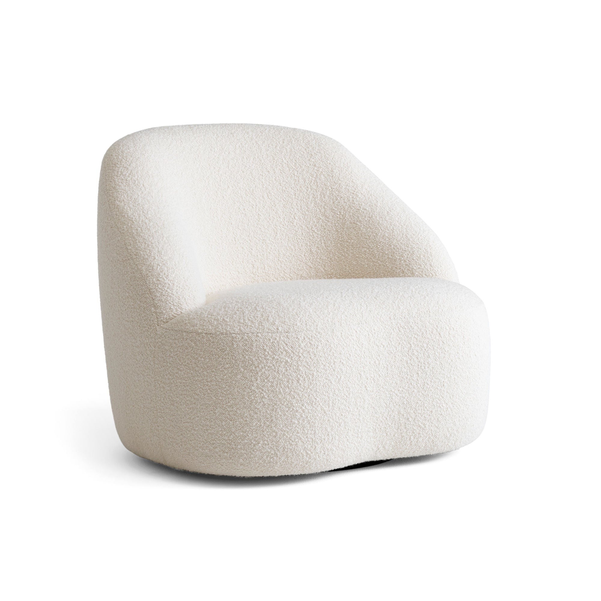 Margas LC2 Swivel Armchair - Black/Fabric (Karakorum 001)-1