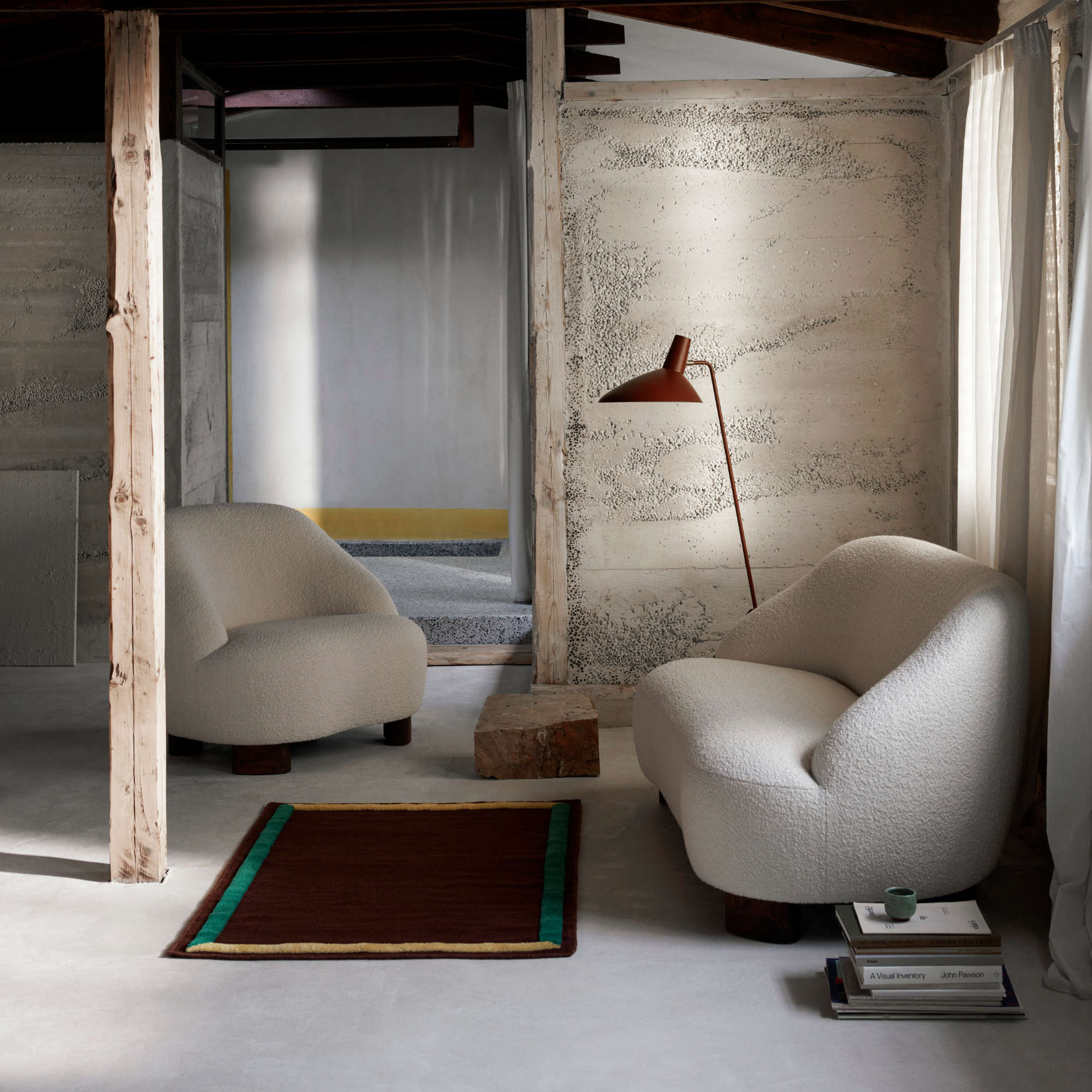 Margas LC1 Armchair - Oak/Fabric (Karakorum 001)-4