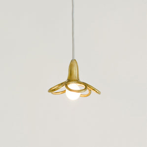 Marguerite Pendant Lamp - Brass/White