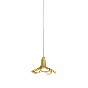 Marguerite Pendant Lamp - Brass/White