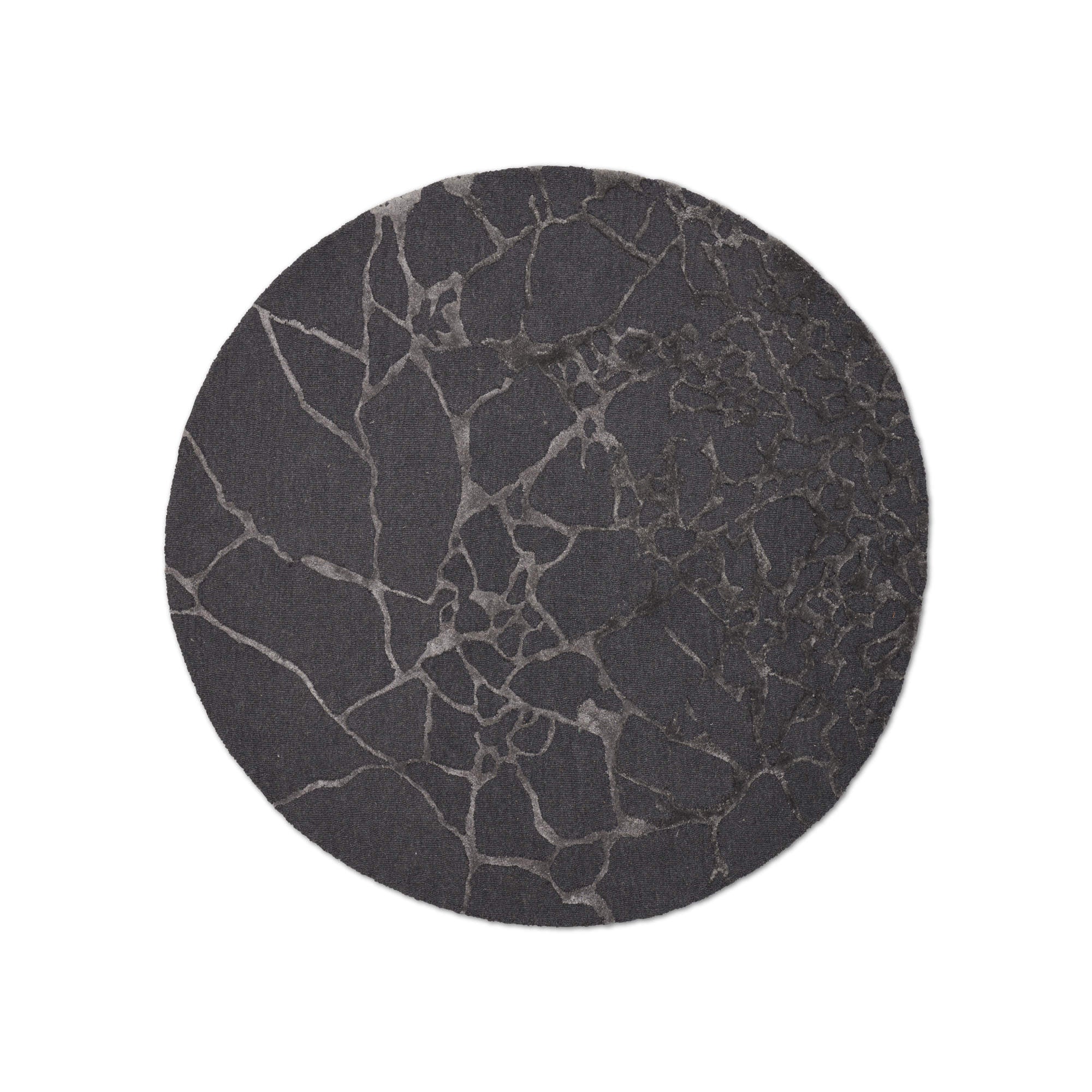 Marmo Rug - Charcoal - DIA250