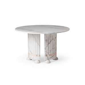 Memphis 130 Dining Table - Ref 1/Carrara Marble