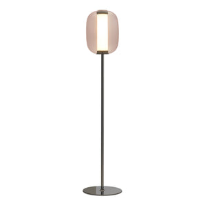 Meridiano Floor Lamp - Black/Pink