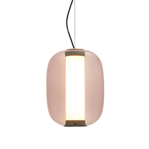 Meridiano Medium Pendant Lamp - Black/Pink
