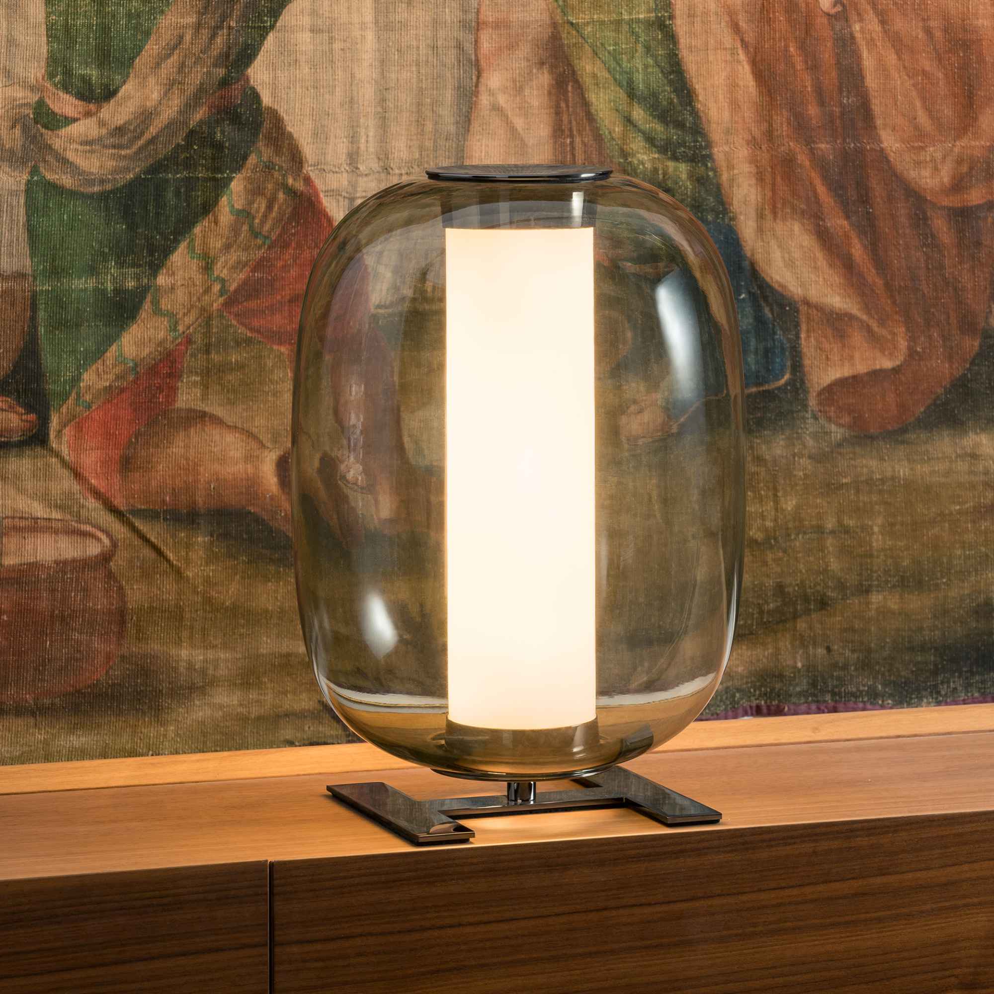 Meridiano Table Lamp - Black/Grey