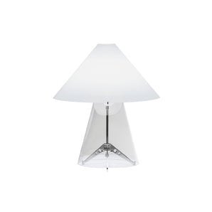 مصباح طاولة ميتافورا - أبيض/شفاف