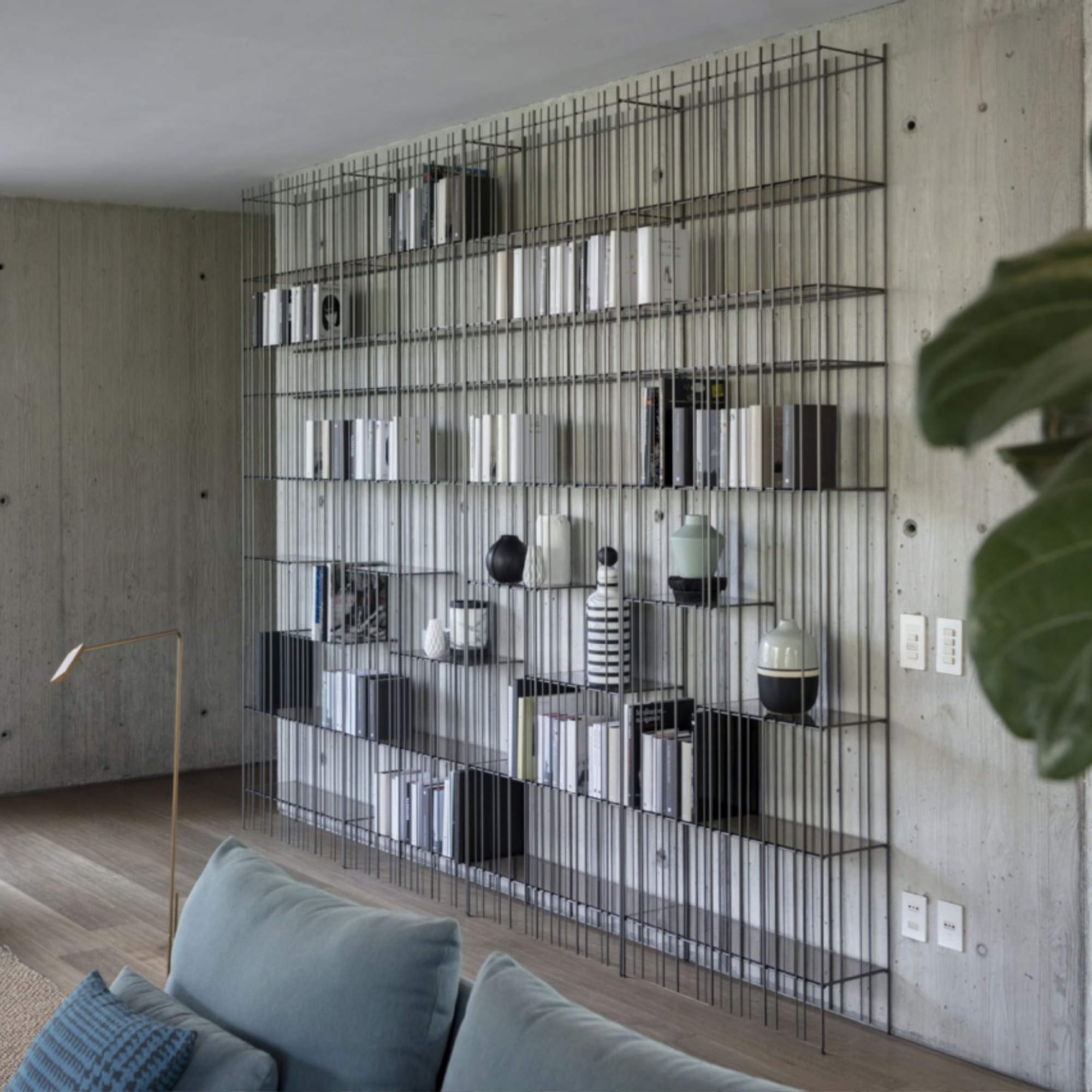 Metrica A Bookcase - Burnished Metal-5