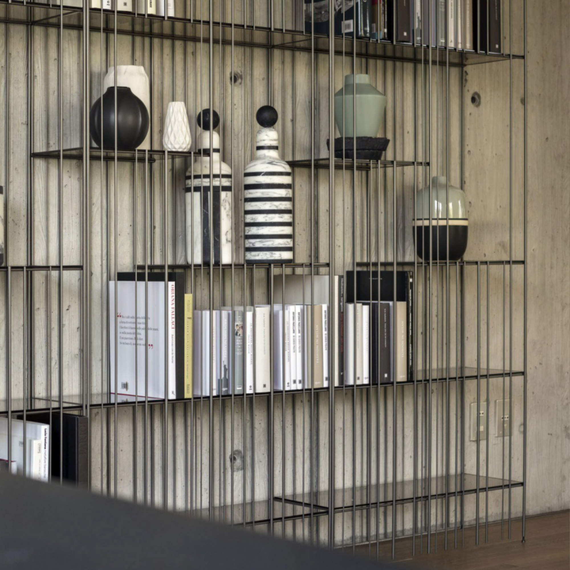 Metrica A Bookcase - Burnished Metal-4