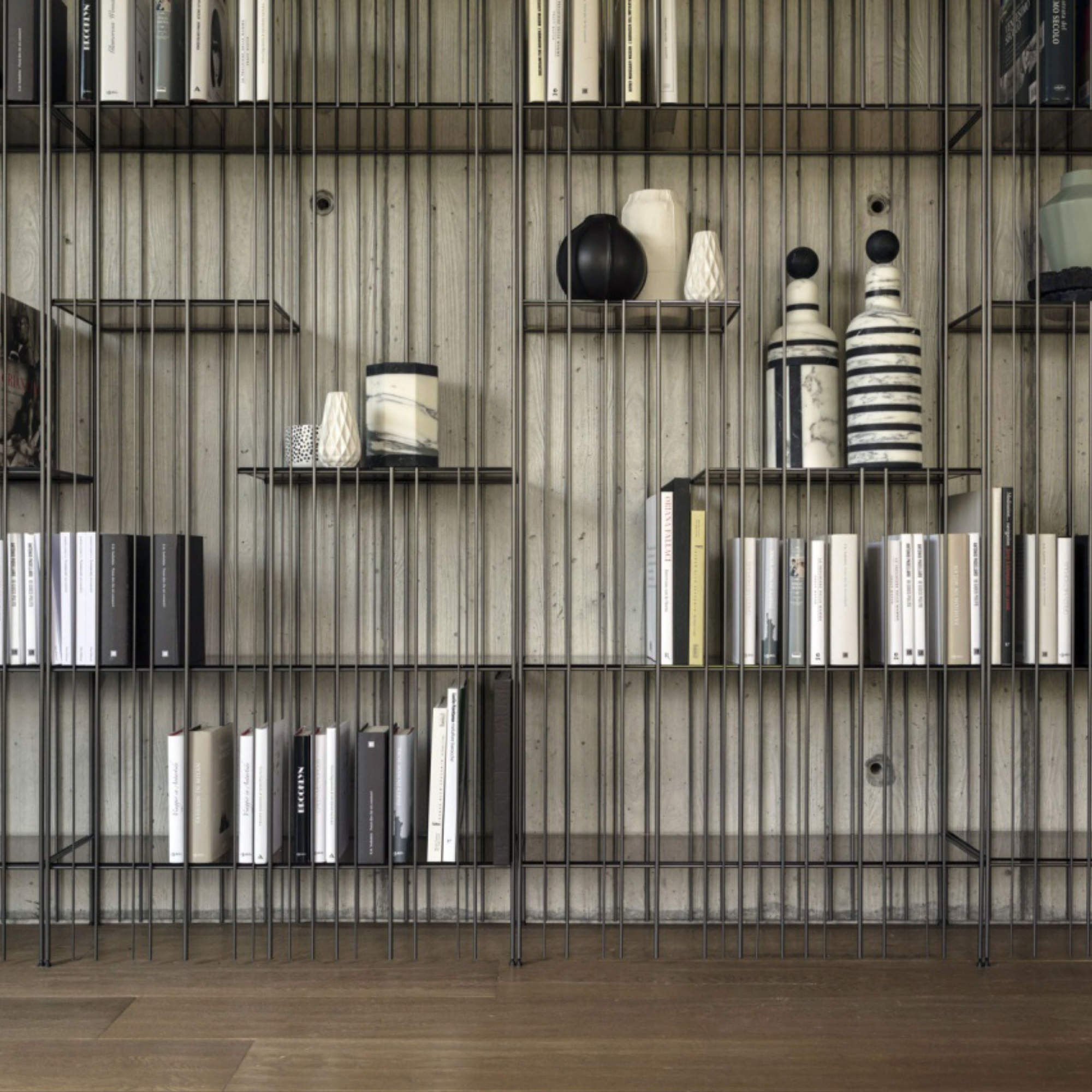 Metrica A Bookcase - Burnished Metal-3