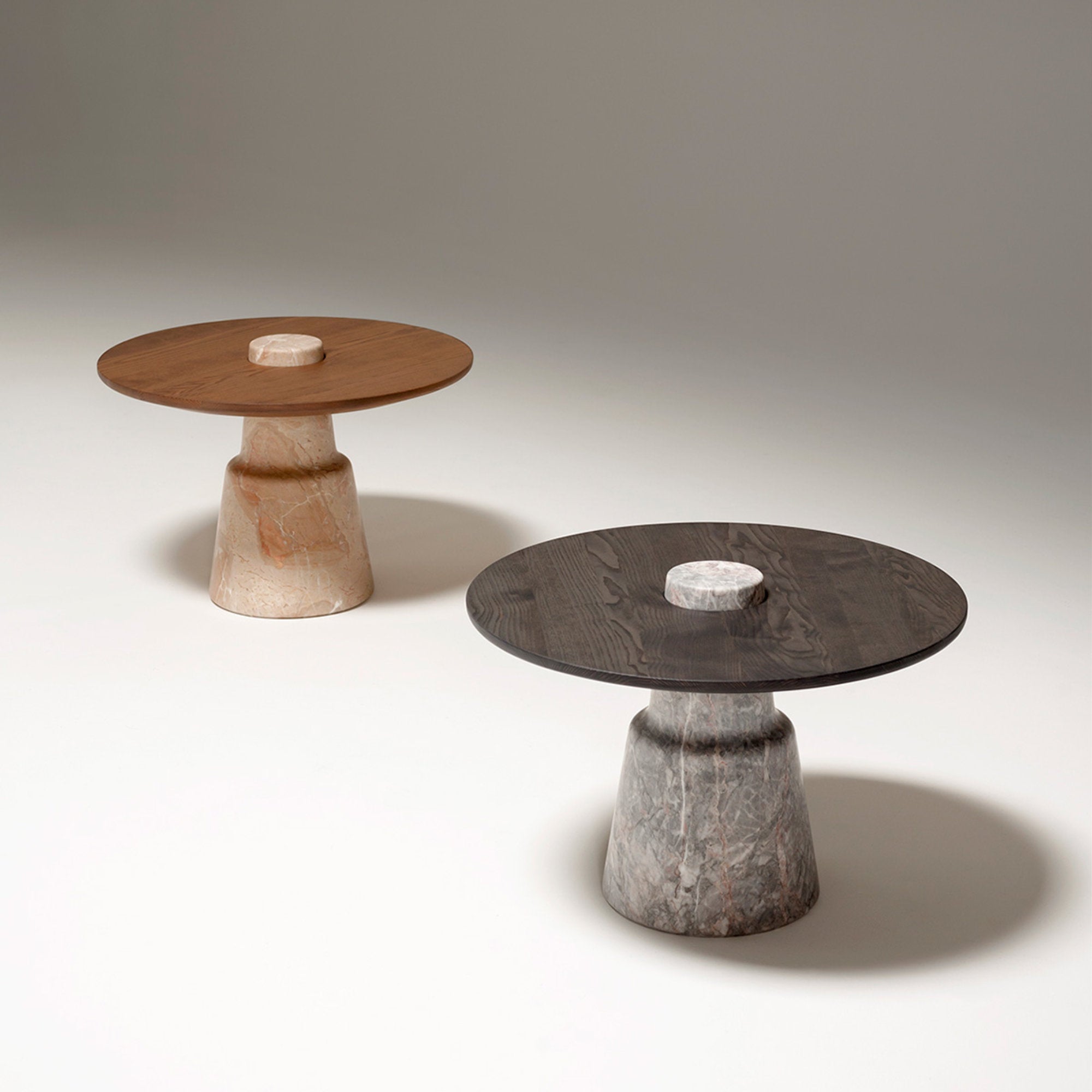Mill 62 Side Table - Grey T49/Matt Fior di Pesco-5