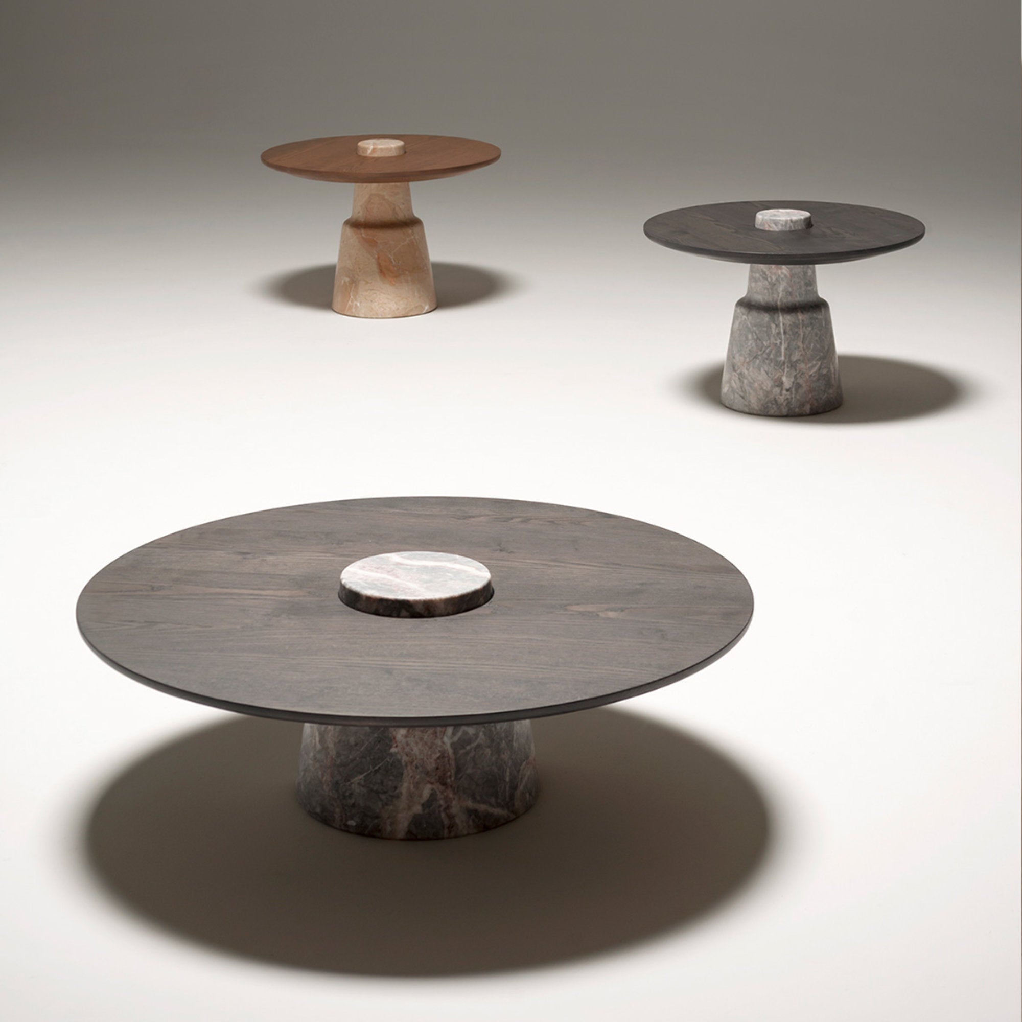 Mill 62 Side Table - Grey T49/Matt Fior di Pesco-2