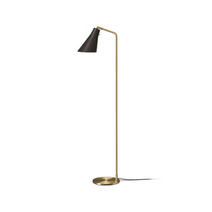 Miller Floor Lamp - Black/Brass