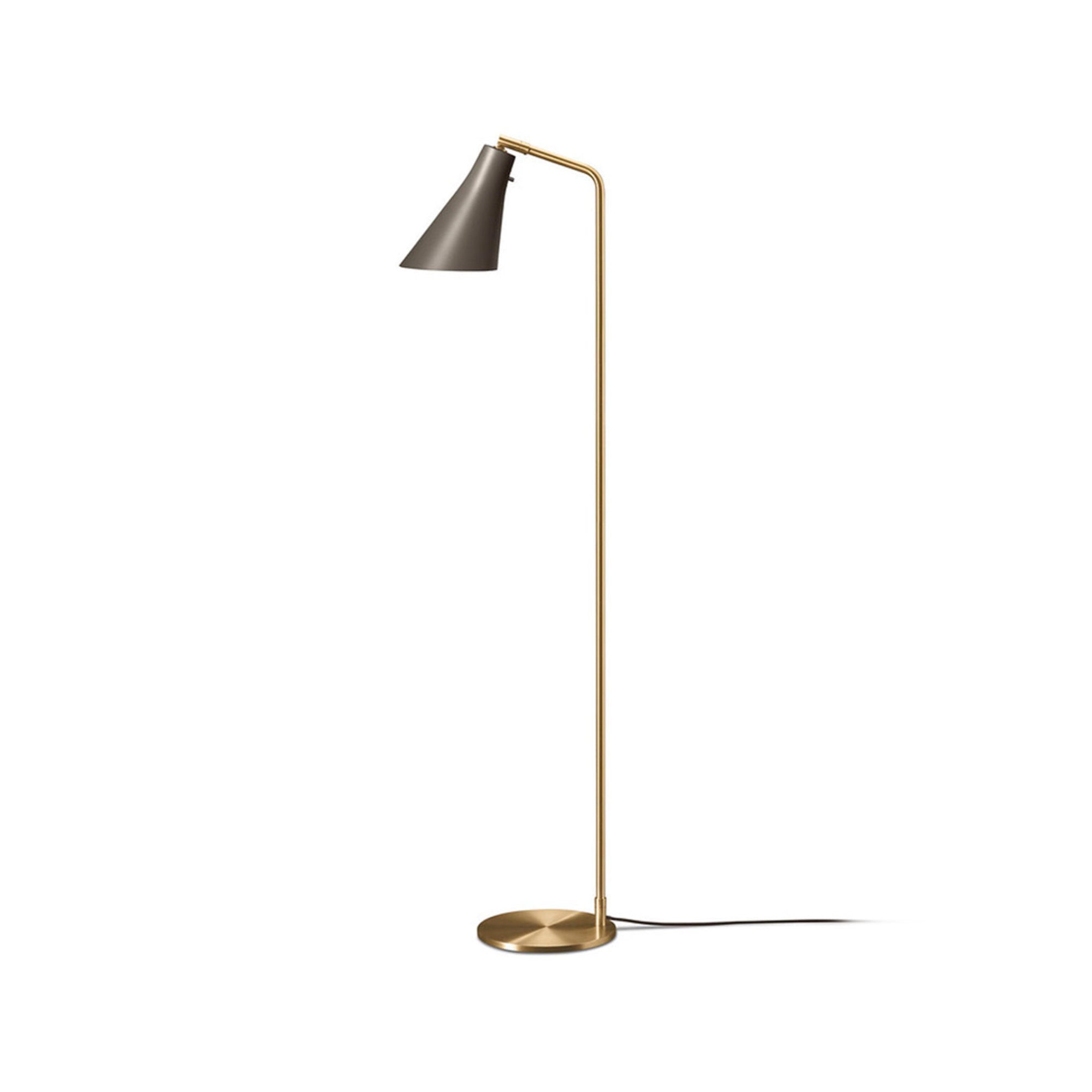 Miller Floor Lamp - Umbra Grey/Brass-1