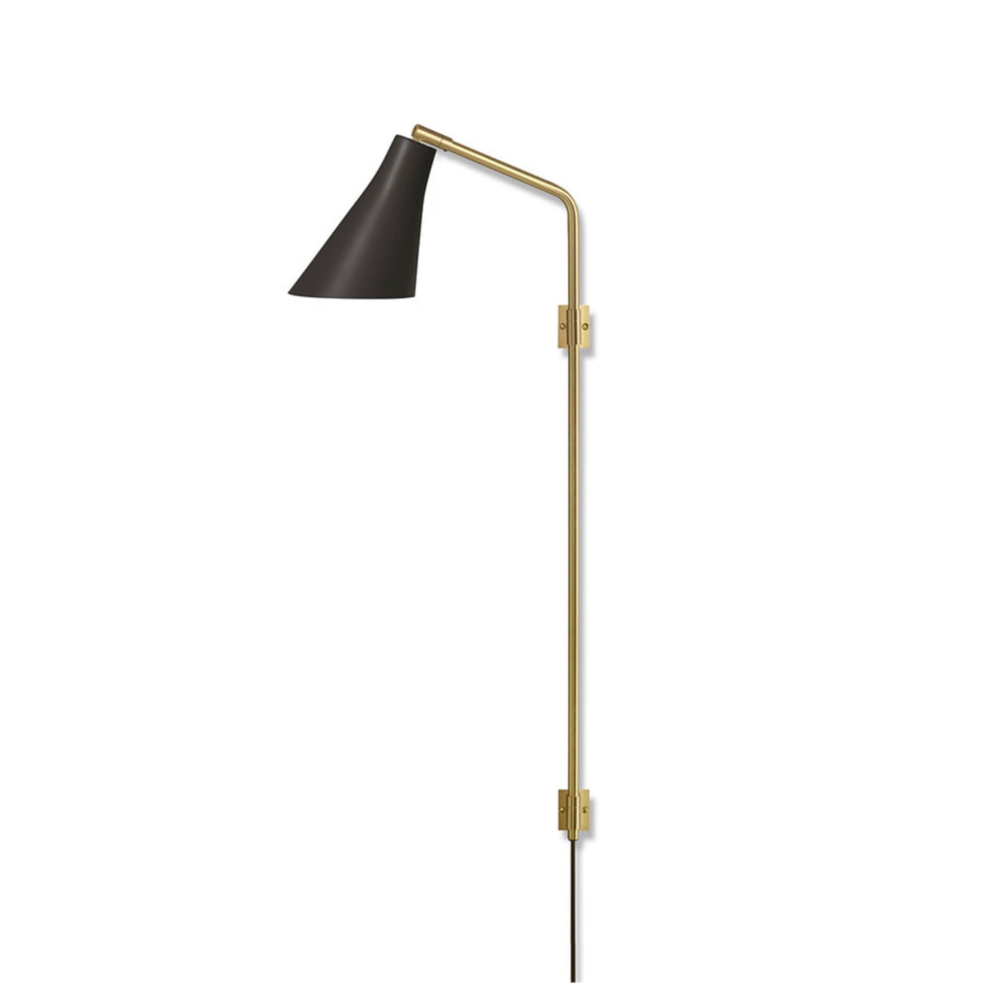 Miller Model Swing Wall Lamp - Black/Brass-1