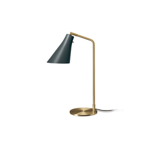 Miller Table Lamp - Slate Grey/Brass