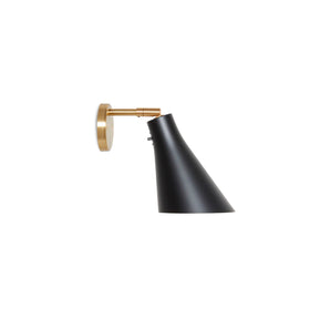 Miller Wall Lamp - Black/Brass
