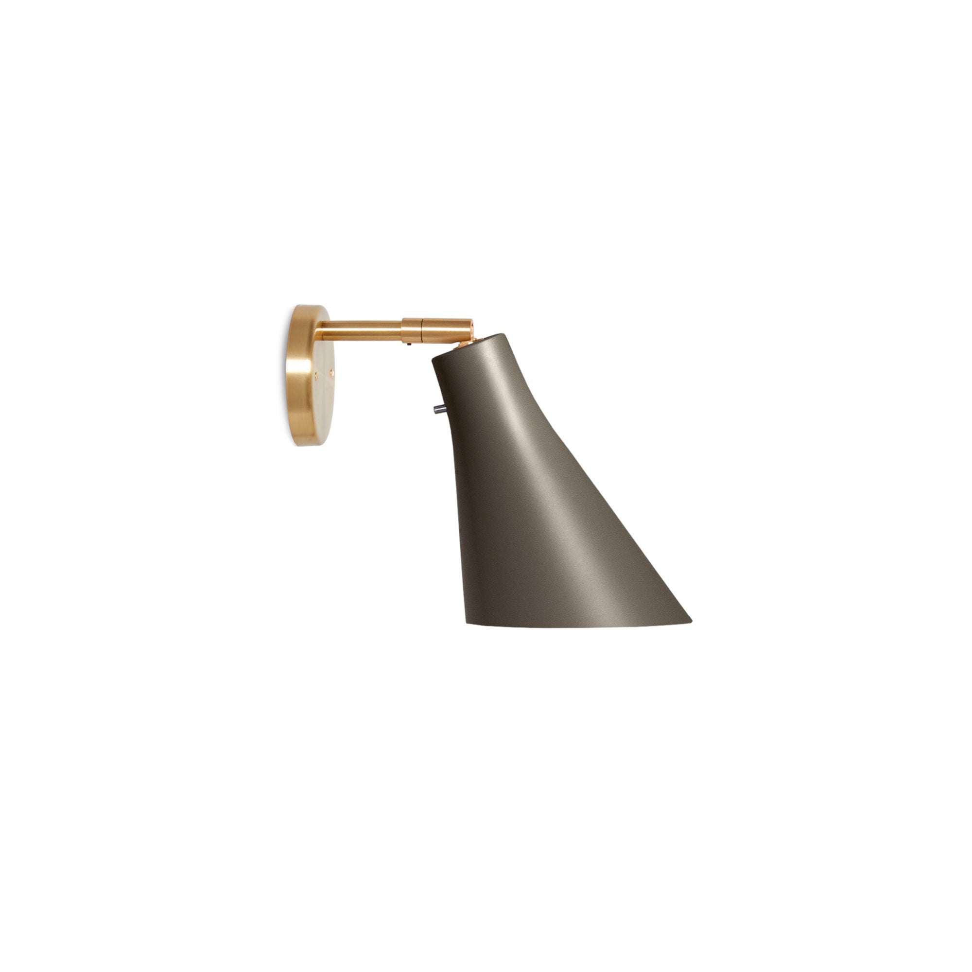 Miller Wall Lamp - Umbra Grey/Brass-1