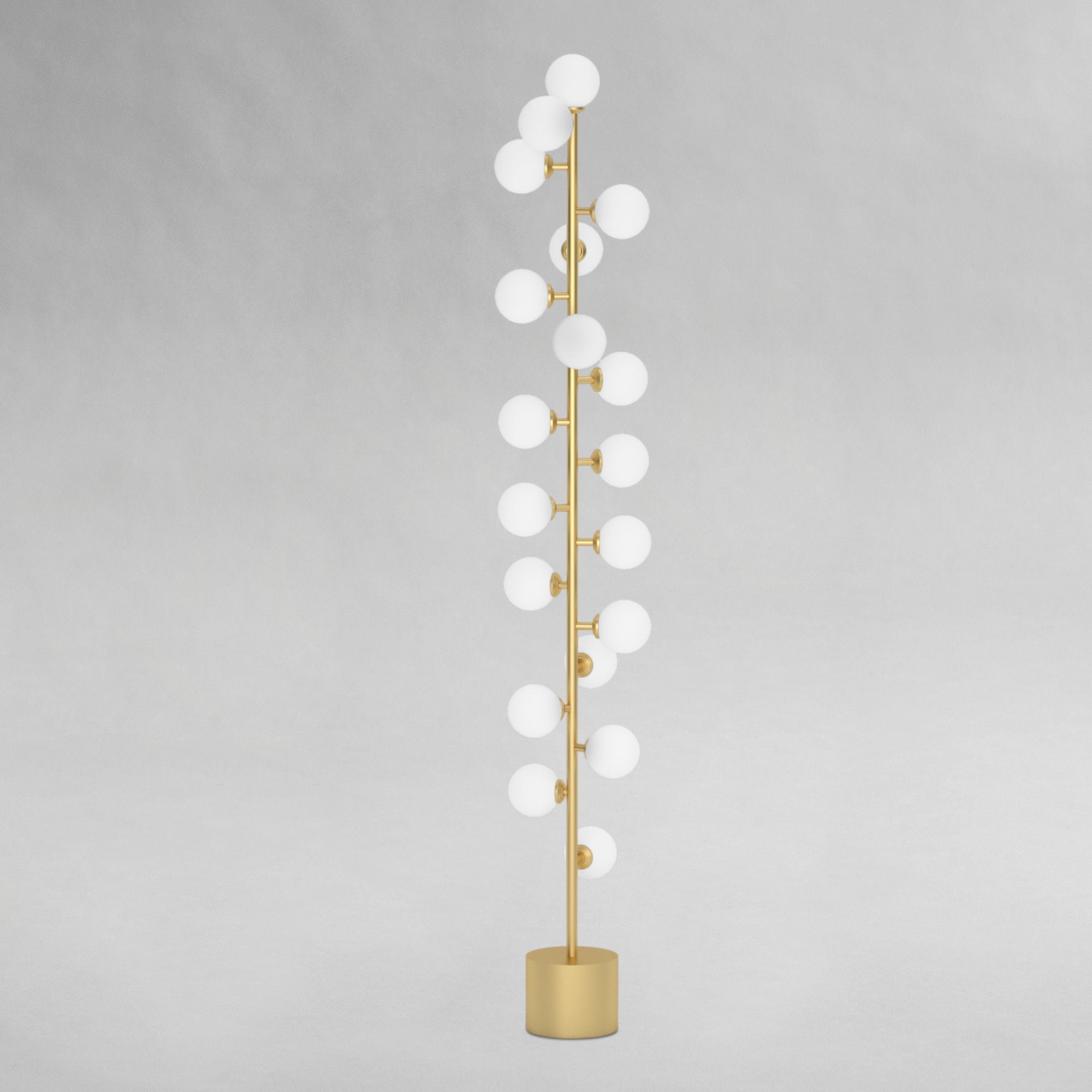 Mimosa Floor Lamp - Brass-2