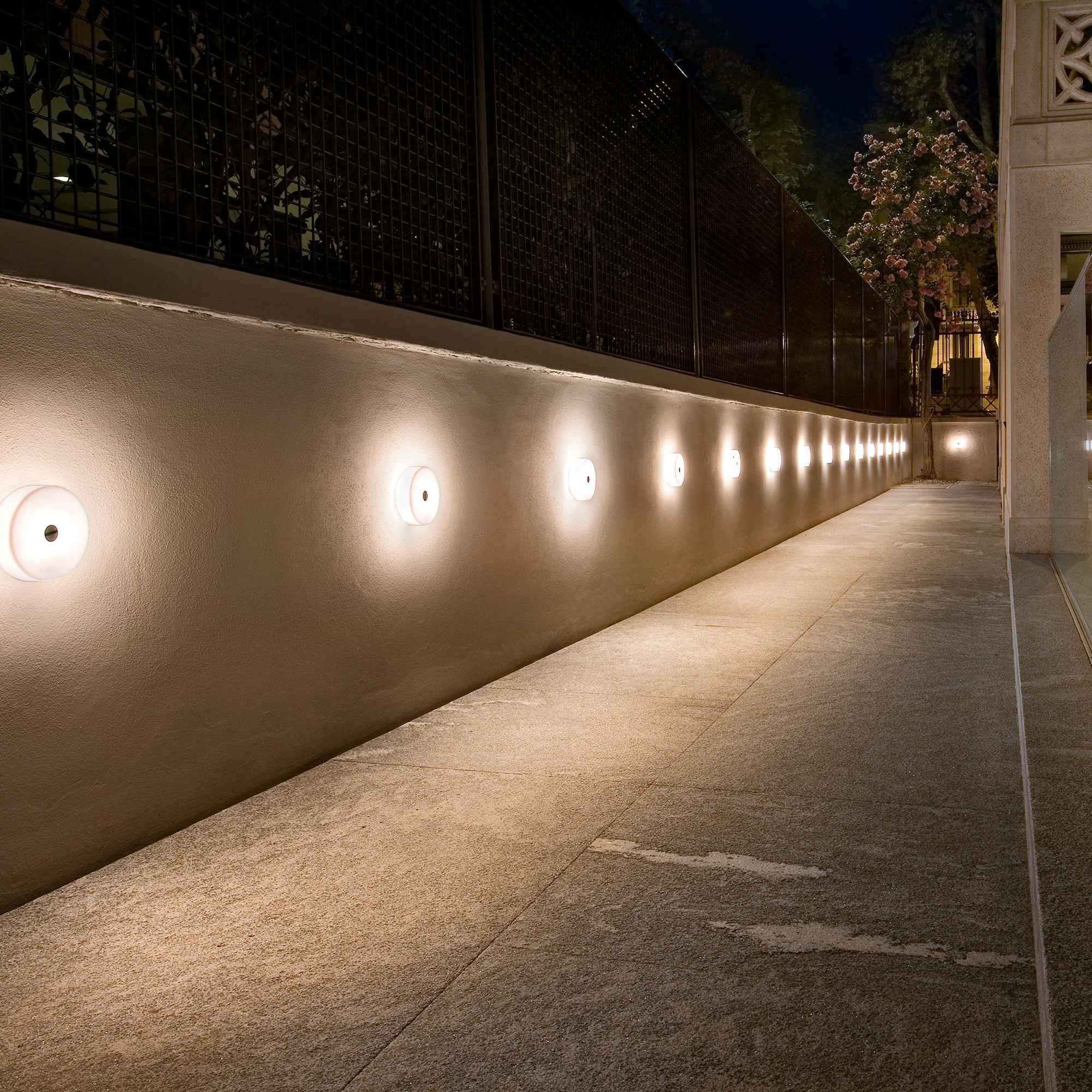 Mini Button Wall Lamp - Glass