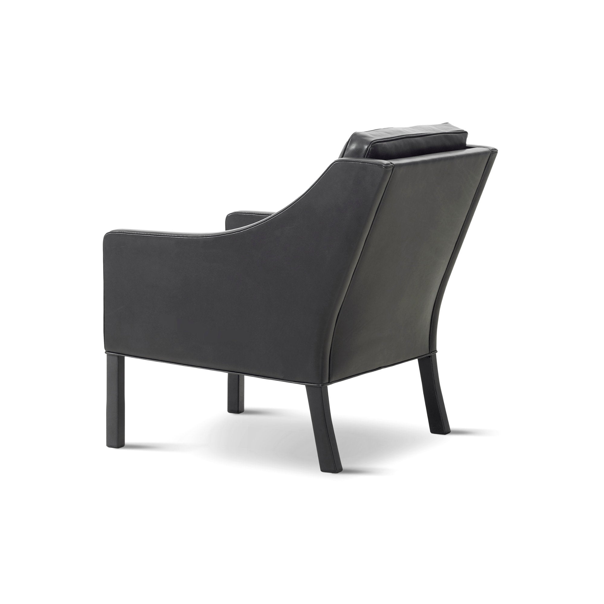 Mogensen 2207 Club Armchair - Black Lacquered Oak/Leather 3 (Max 98)-2
