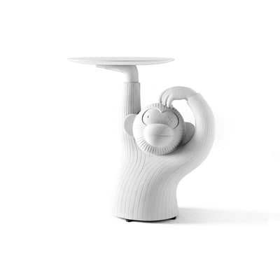 Monkey Side Table – 59x40x60 / Concrete (White)