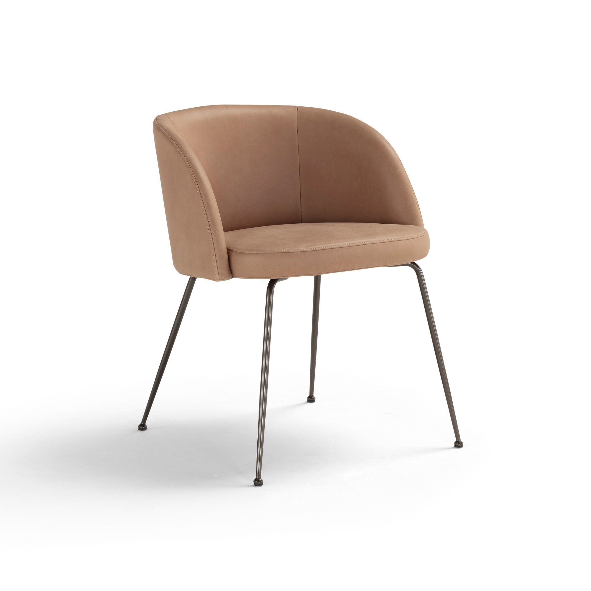 Monnalisa 326 Dining Chair - Leather (Old Velvet 2015)-1