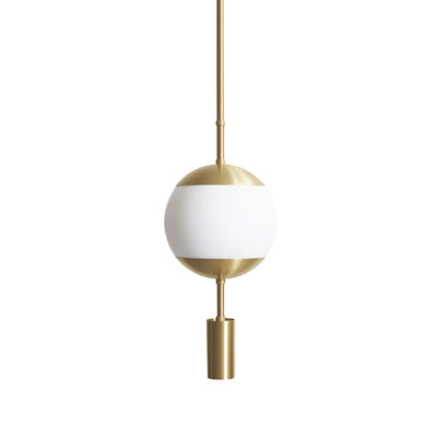 Monroe 1520 Ceiling Lamp - Brass/Opal Glass