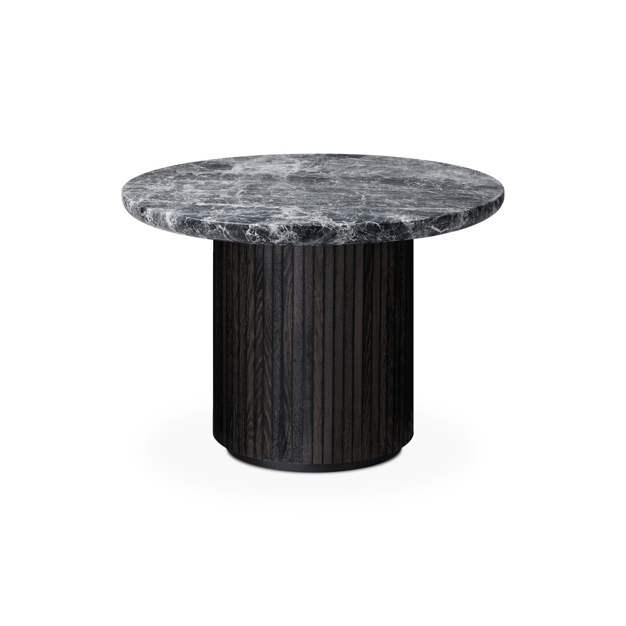 Moon 10014378 Side Table - Brown/Black/Grey Emperador Marble-1