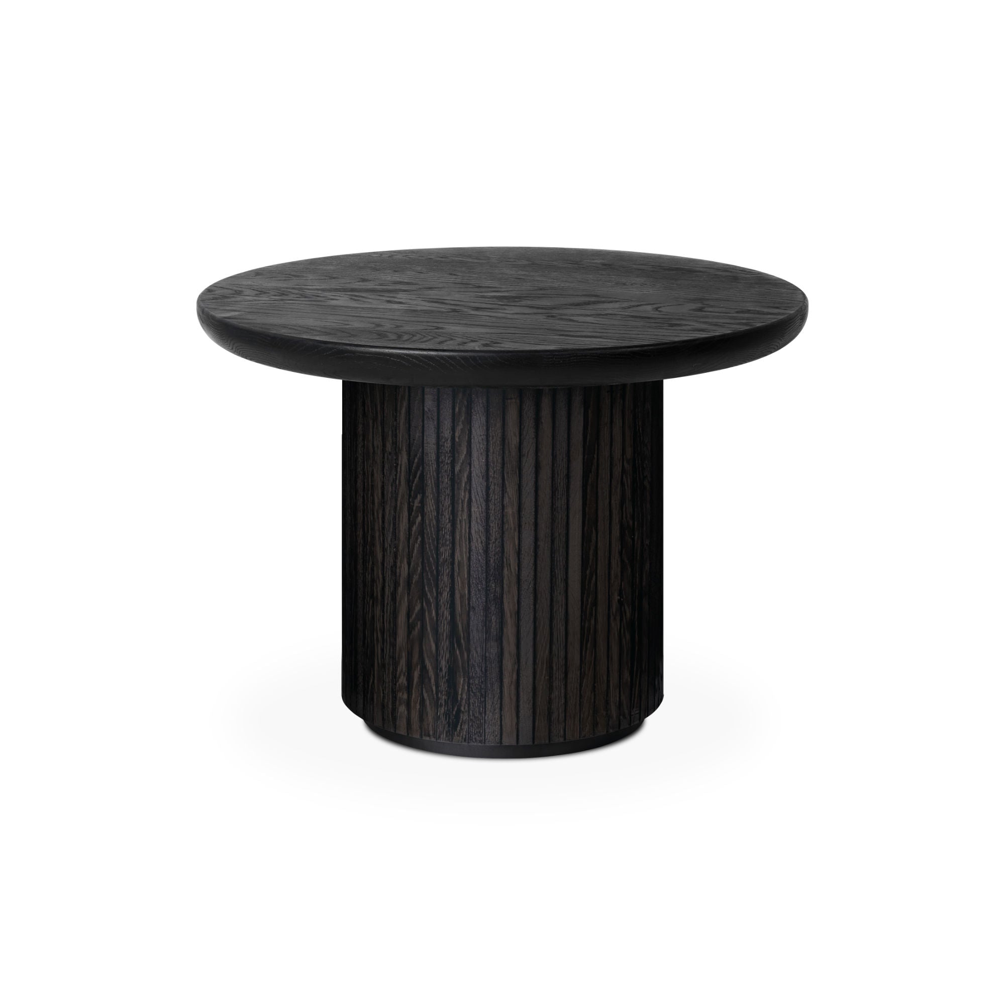 Moon 10014379 Side Table - Brown/Black Stained Veneer Oak Lacquered-1