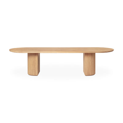 Moon 10100603 Elliptical Dining Table - Solid Oak Oiled