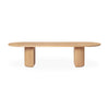 Moon 10100603 Elliptical Dining Table - Solid Oak Oiled