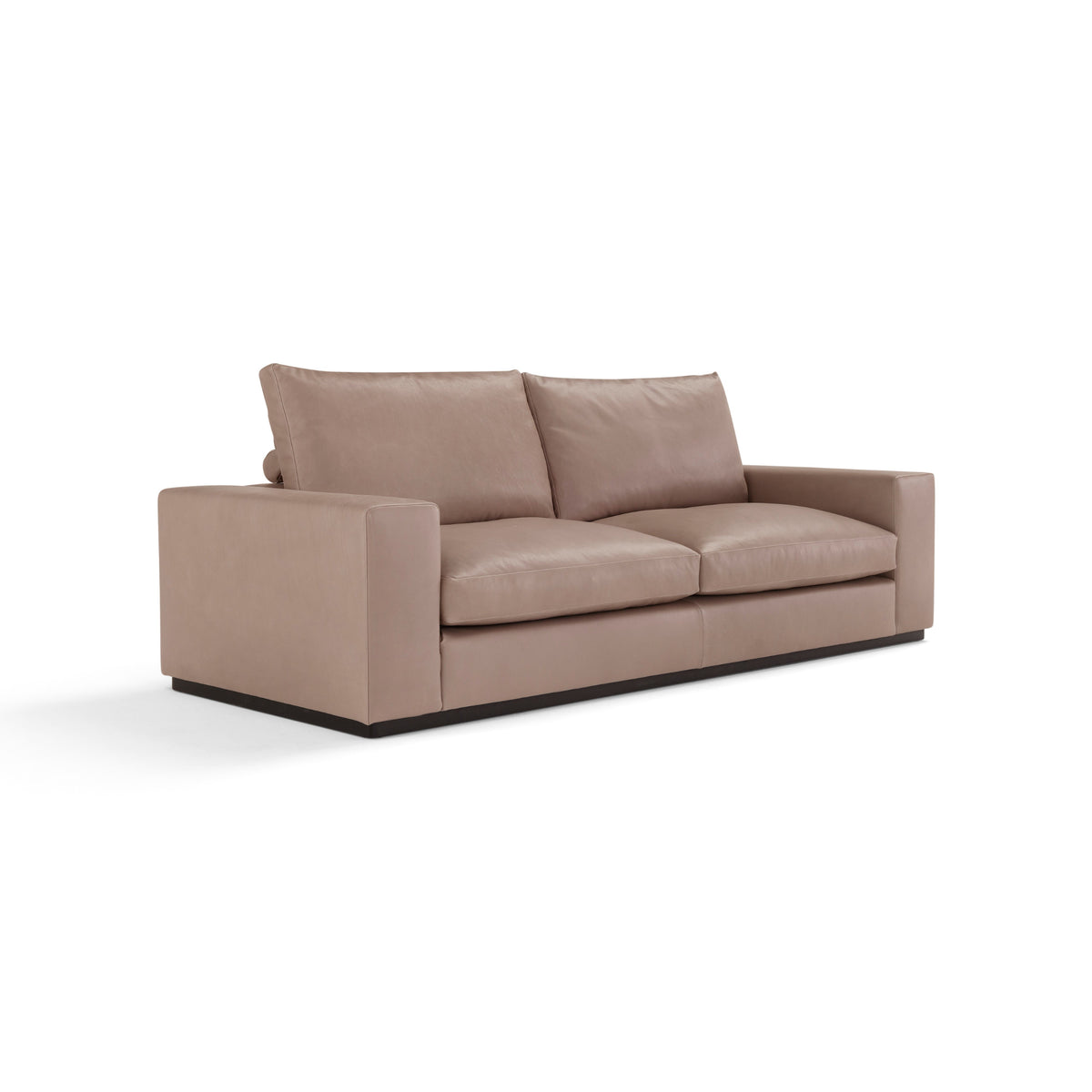 Murray Sofa – 252x93 / Wood (Frassino Tinto Ebano) / Cuoio 29/Leather (Legacy 8001)-1