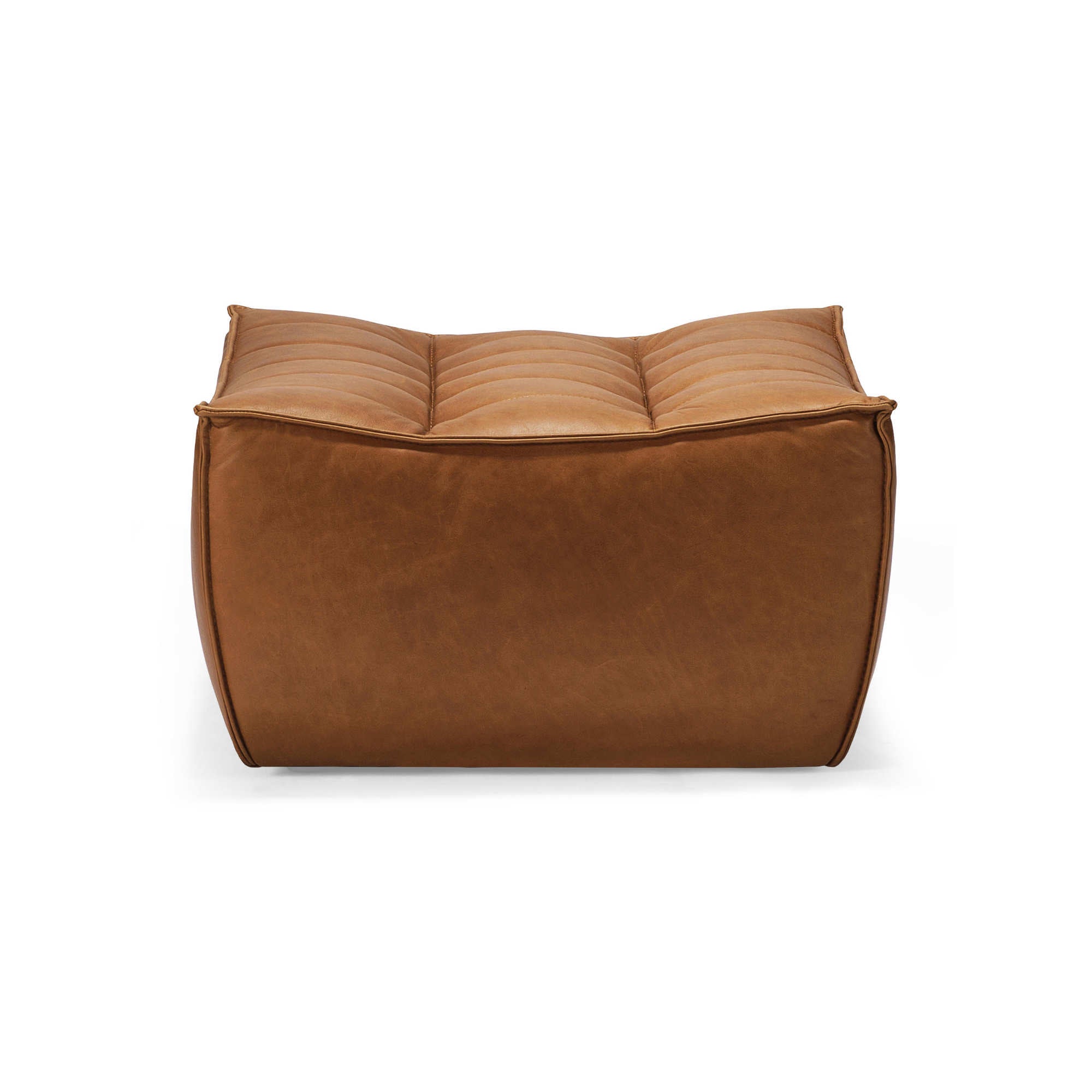 N701 20081 Pouf - Leather (Old Saddle)-1