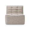 N701 20229 Armchair - Fabric (Beige)