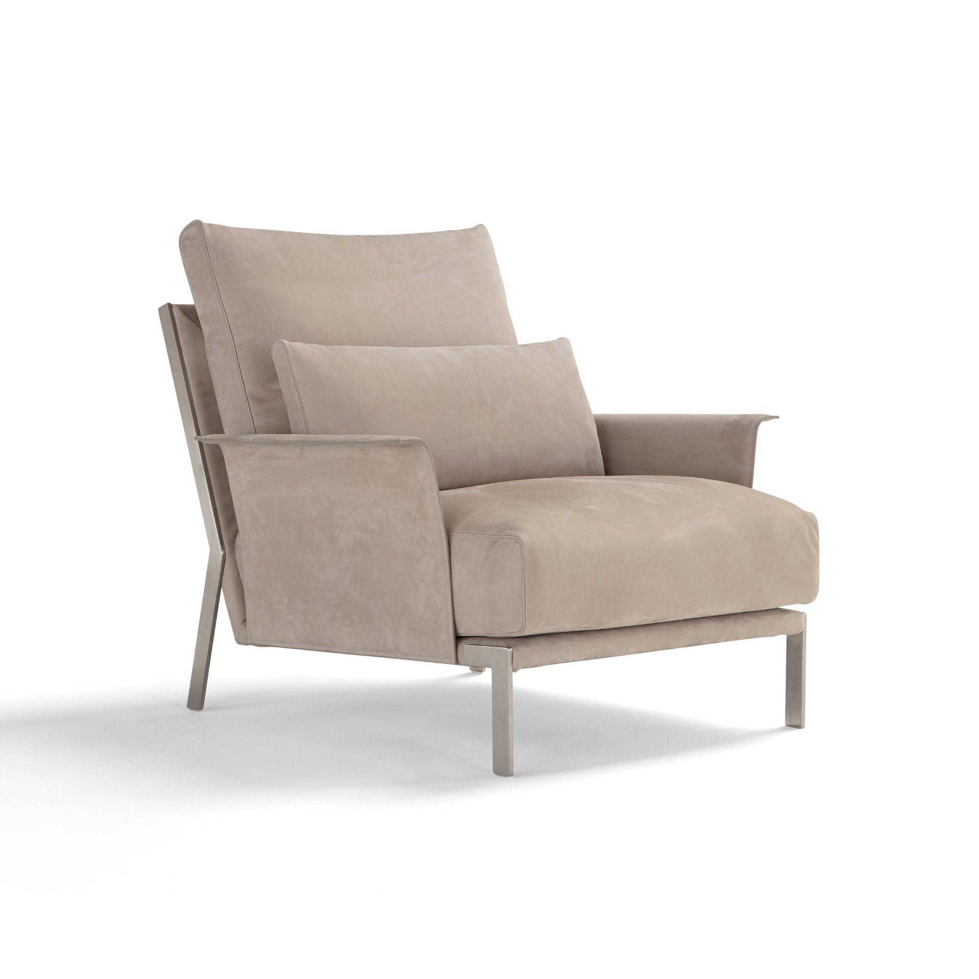 New Link Armchair - Leather (Nabuk 5062)-1