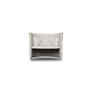 Niche 102 Sofa - Leather Elmosoft (Warm Grey 11073)