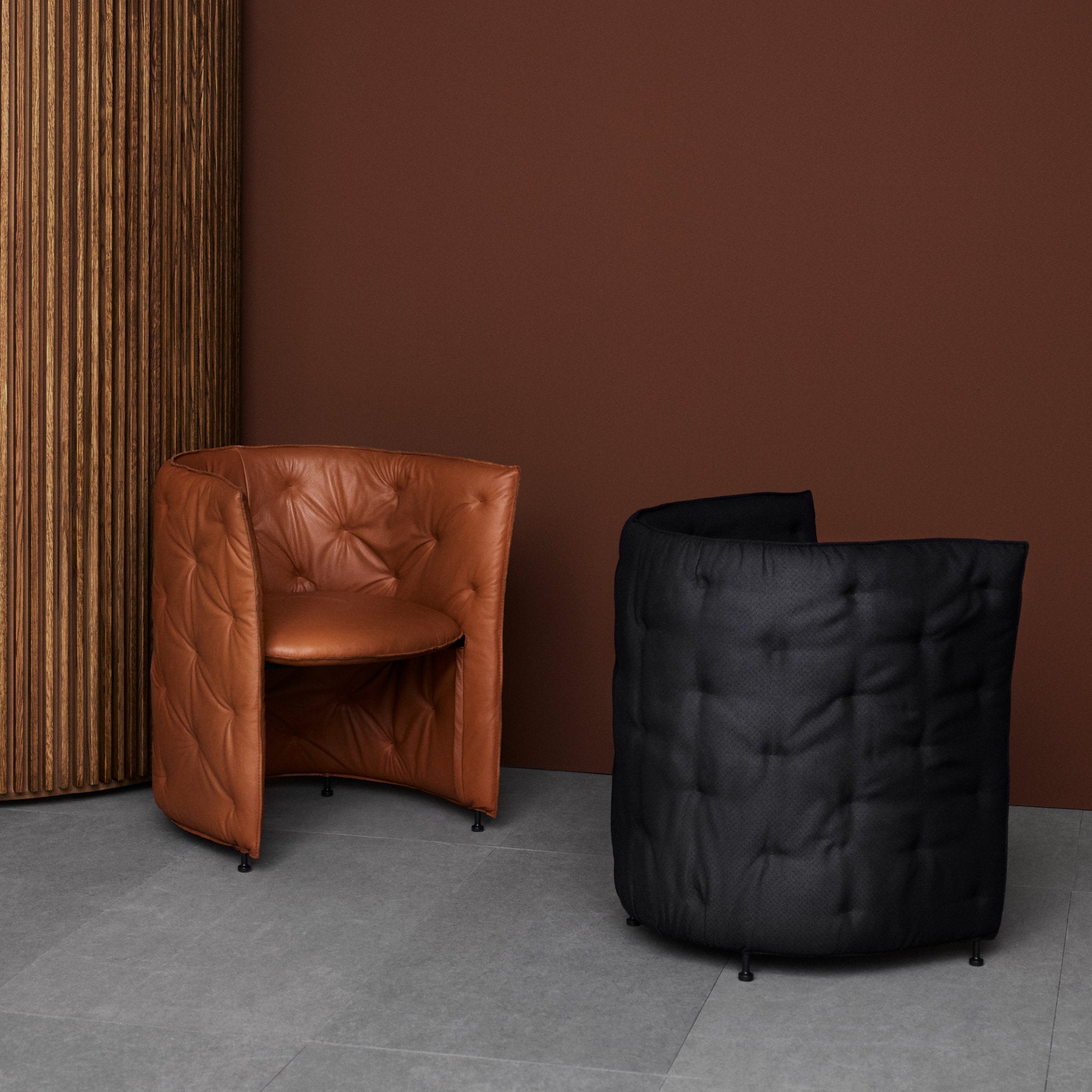 Niche Club Armchair - Leather Elmosoft 3 (43807)-3