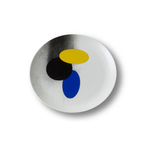 Nigel Hall Equation III Plate - Black/Blue/Yellow