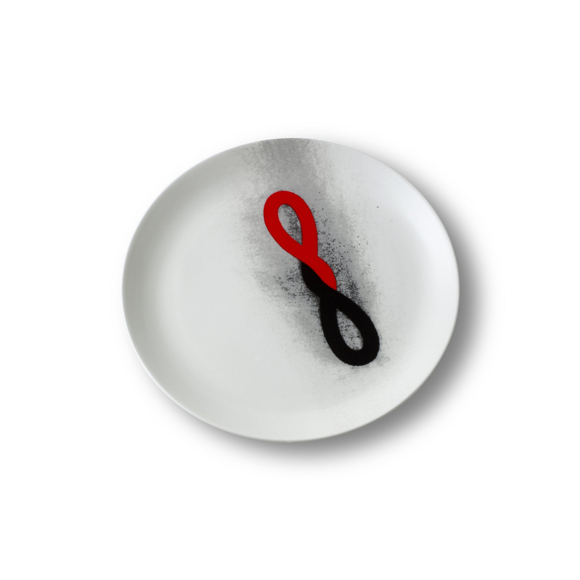 Nigel Hall Equation IV Plate - Black/Red-1