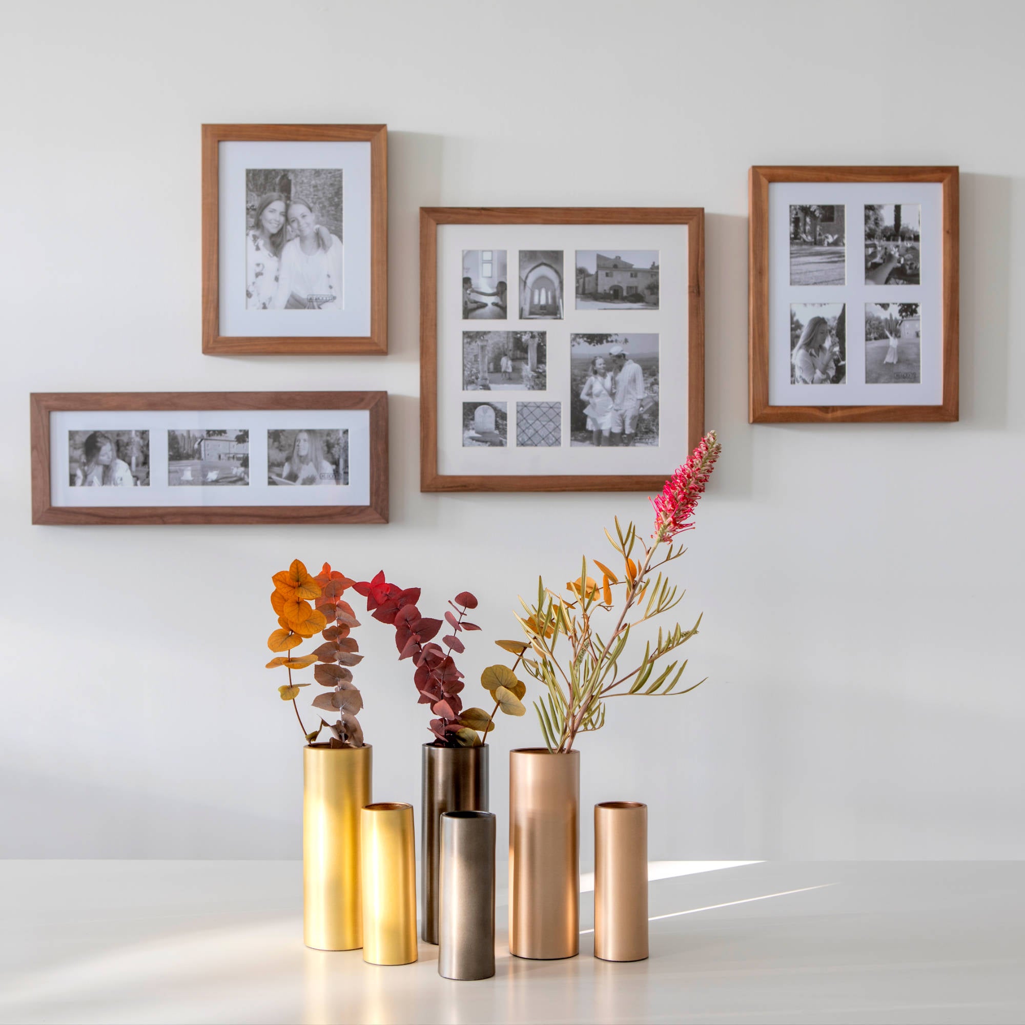 Noella Small Vase - Matt Brass-2