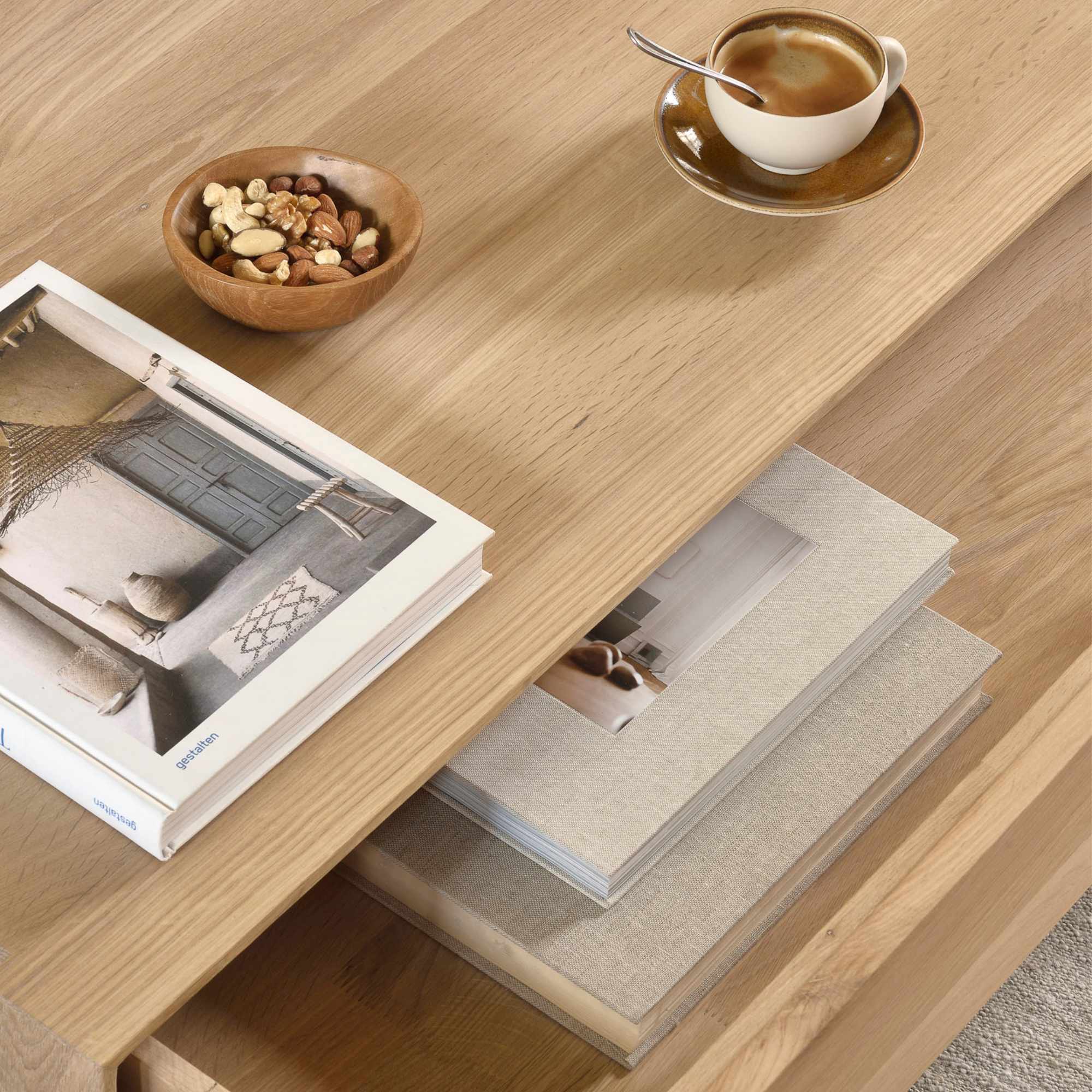 Nordic 51445 Coffee Table - Oak-4